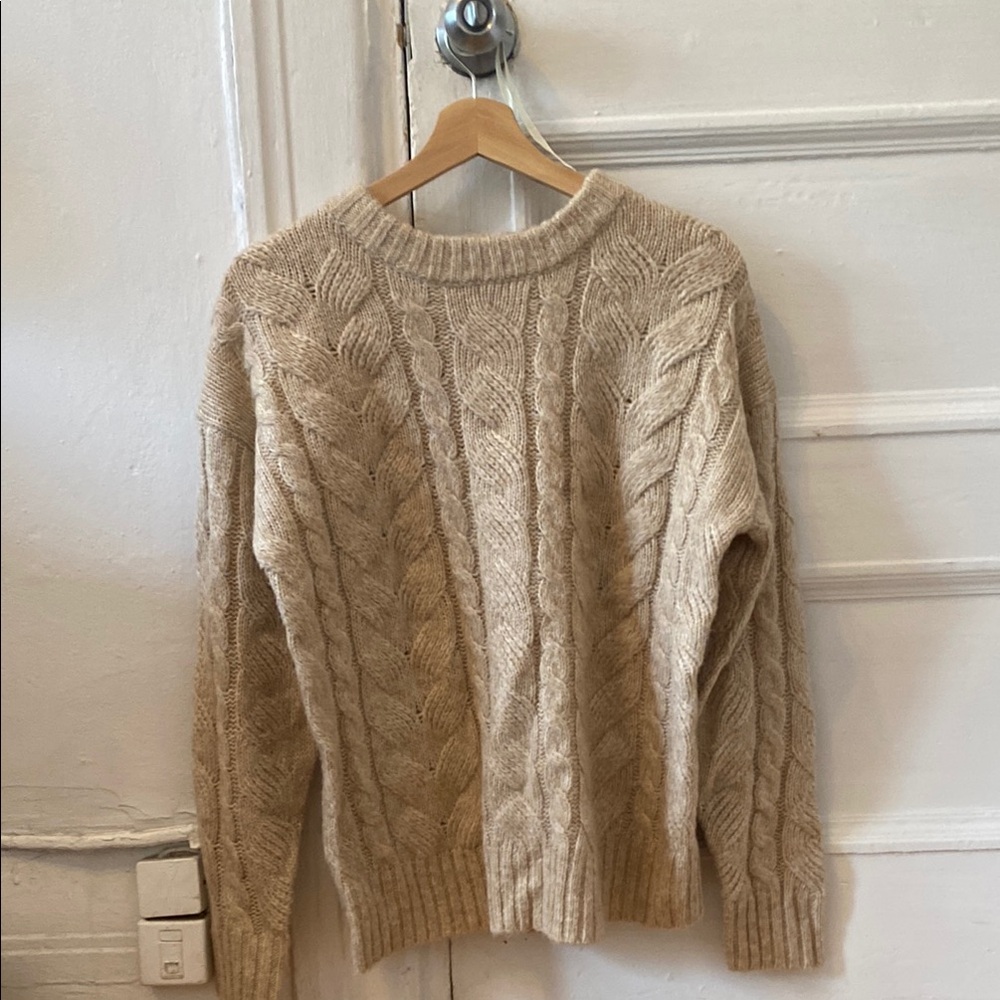 Irish Inspired Cream Knit Sweater